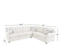 Arcadia 2 Piece Sectional - XL RHF Sofa and LHF Sofa