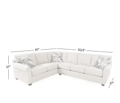Arcadia 2 Piece Sectional - XL LHF Sofa and RHF Sofa