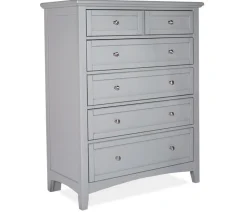 Atlantic 5-Drawer Chest - Gray