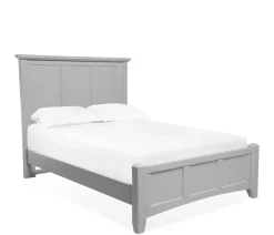 Atlantic Full Panel Bed - Gray