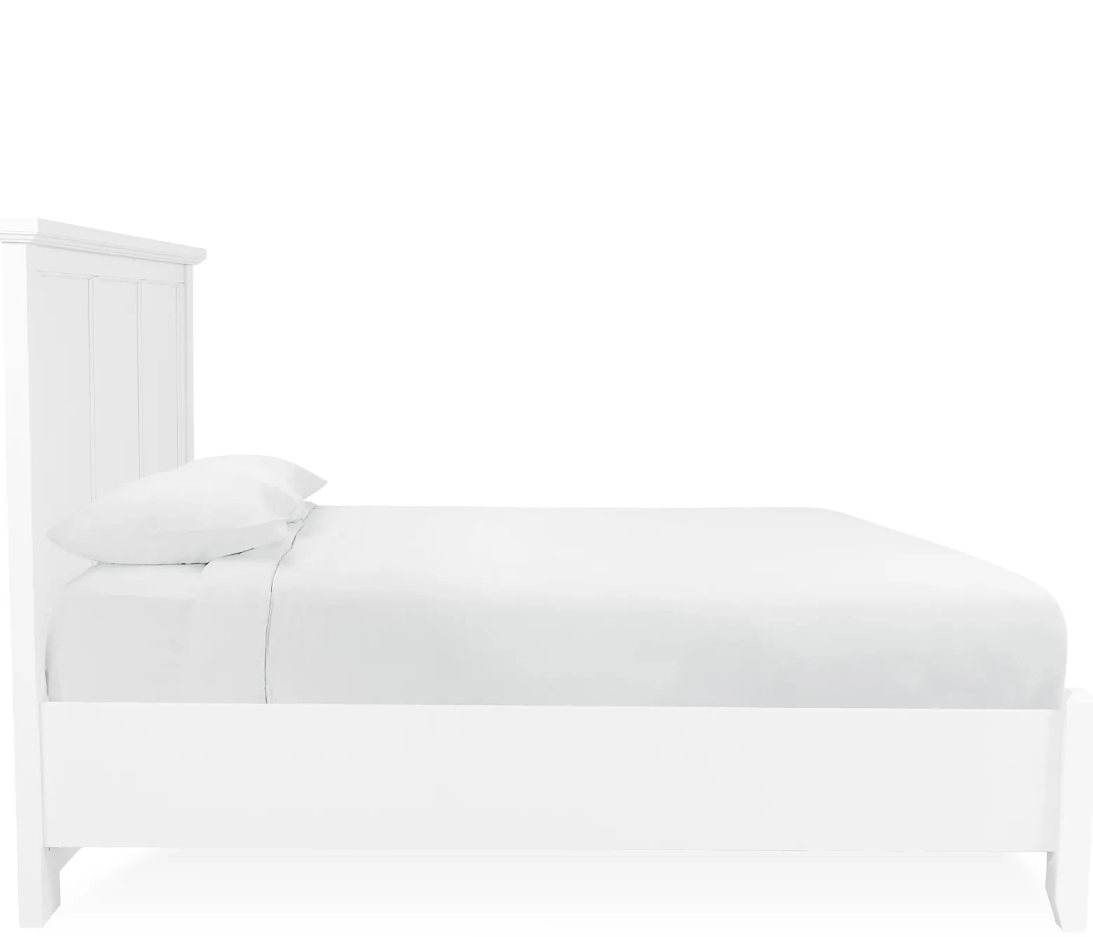 Atlantic Queen Platform Storage Bed - White