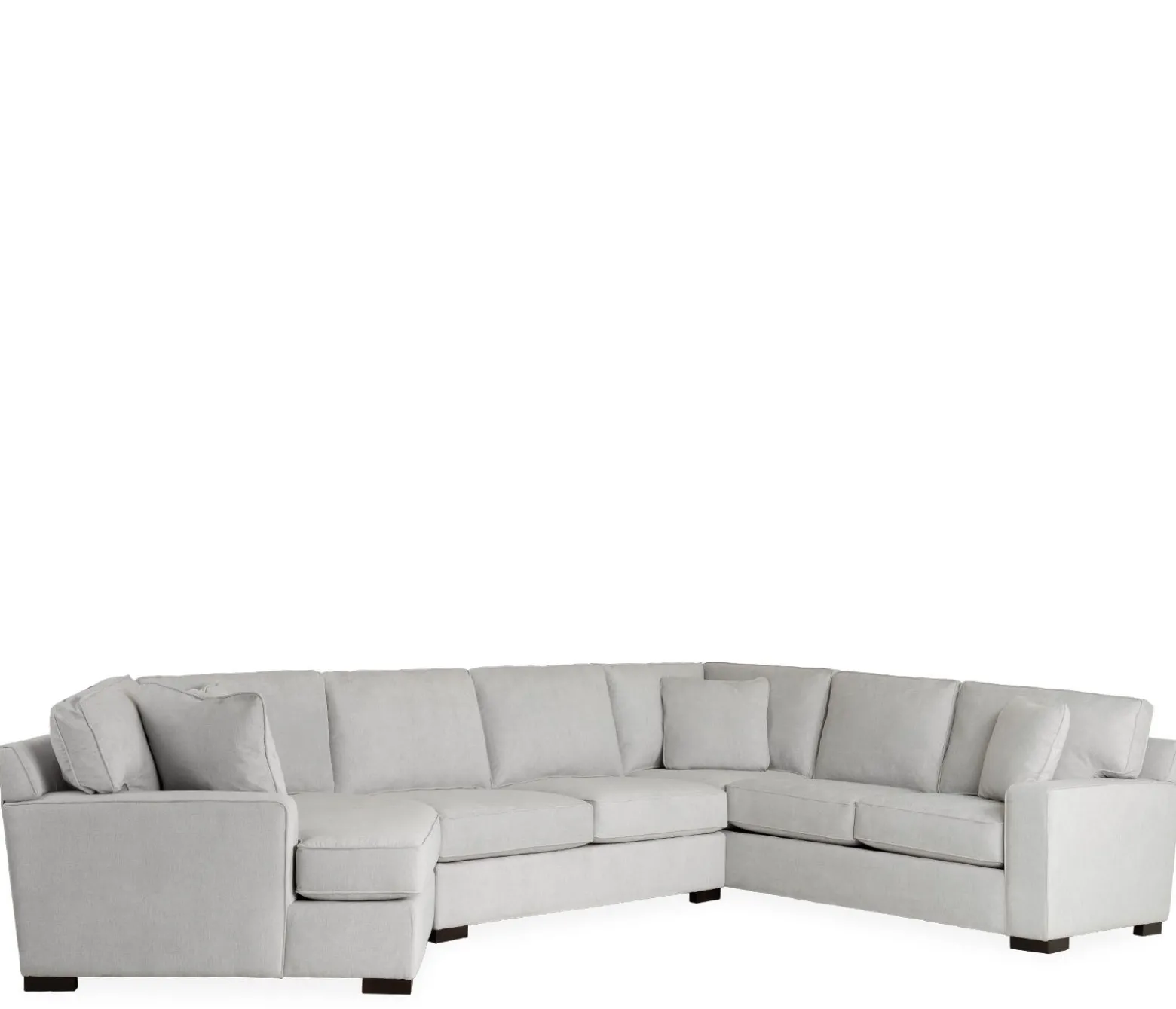Bedford 3-Piece Sectional - RHF Sofa Sectional, Armless Apt Sofa, & LHF Cuddler
