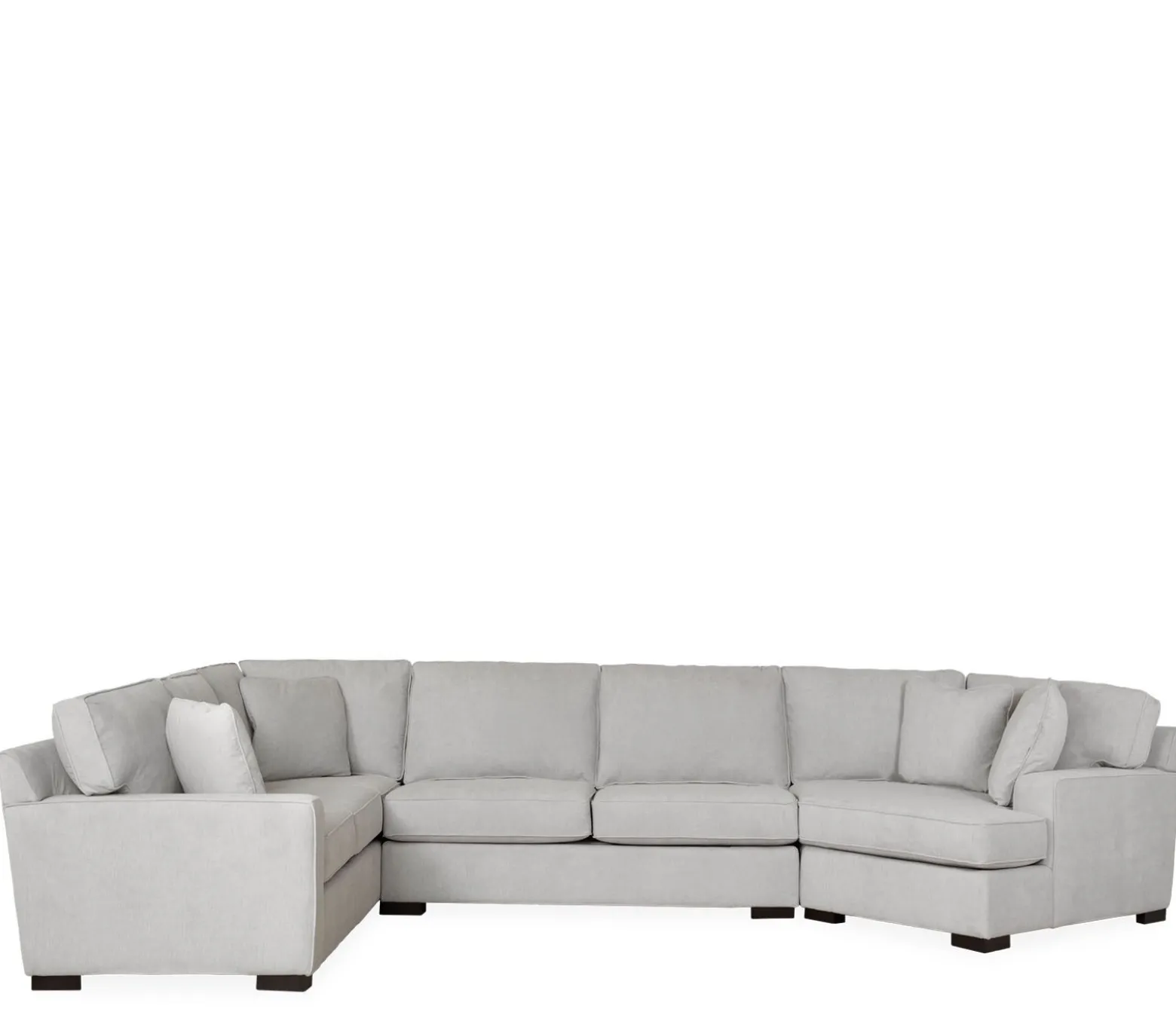 Bedford 3-Piece Sectional - LHF Sofa Sectional, Armless Apt Sofa, & RHF Cuddler