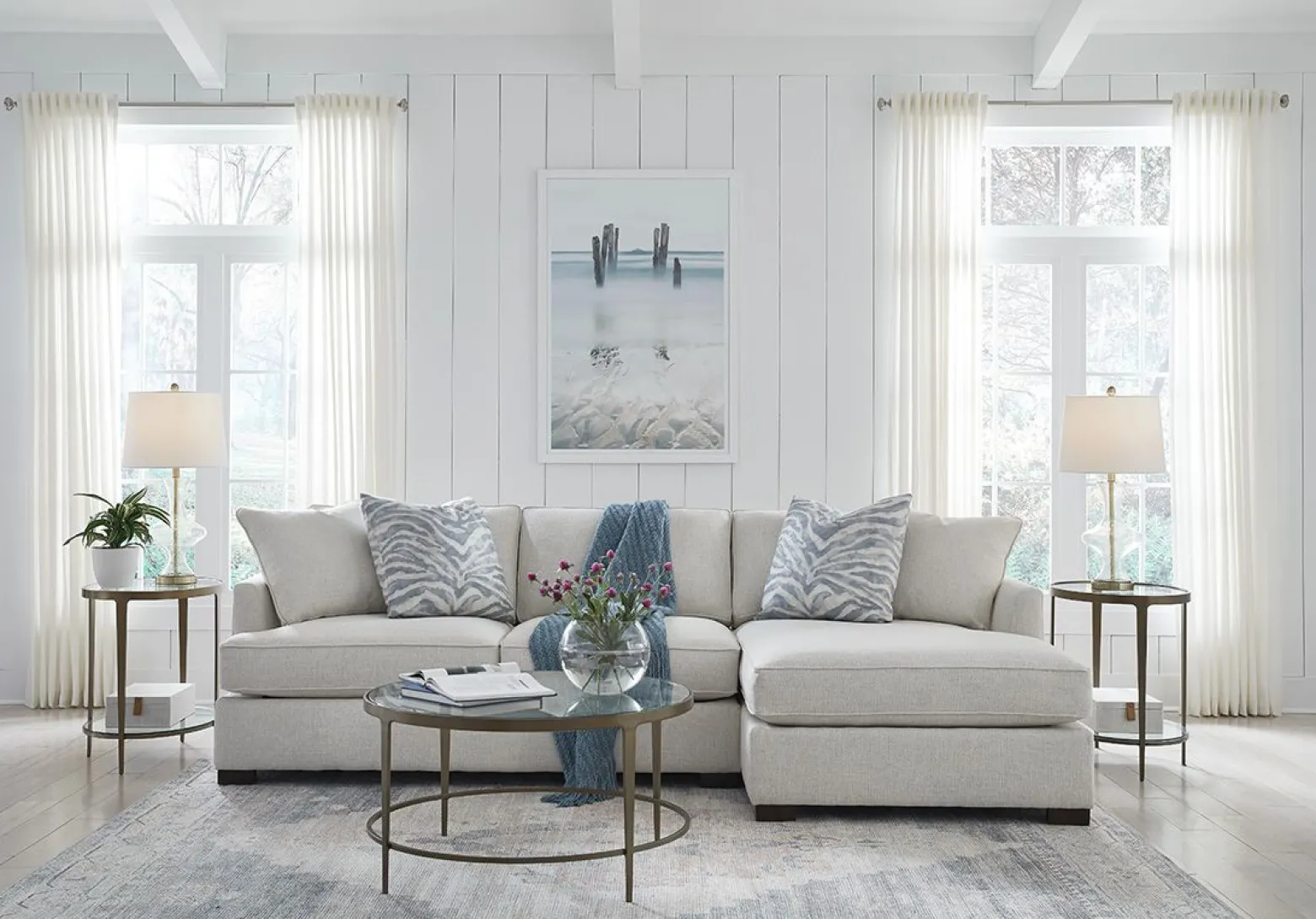 Berkshire Throw - Mist