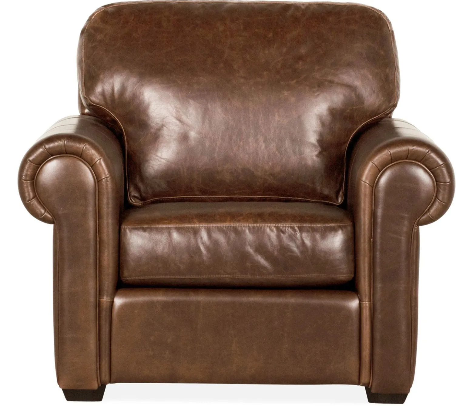 Boudreau Leather Chair - Bistro Chocolate