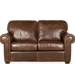 Boudreau Leather Loveseat