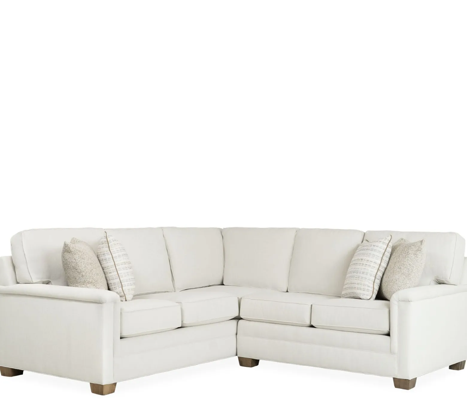 Brunswick 2-Piece Sectional RA Loveseat and LAC Sofa with Corner