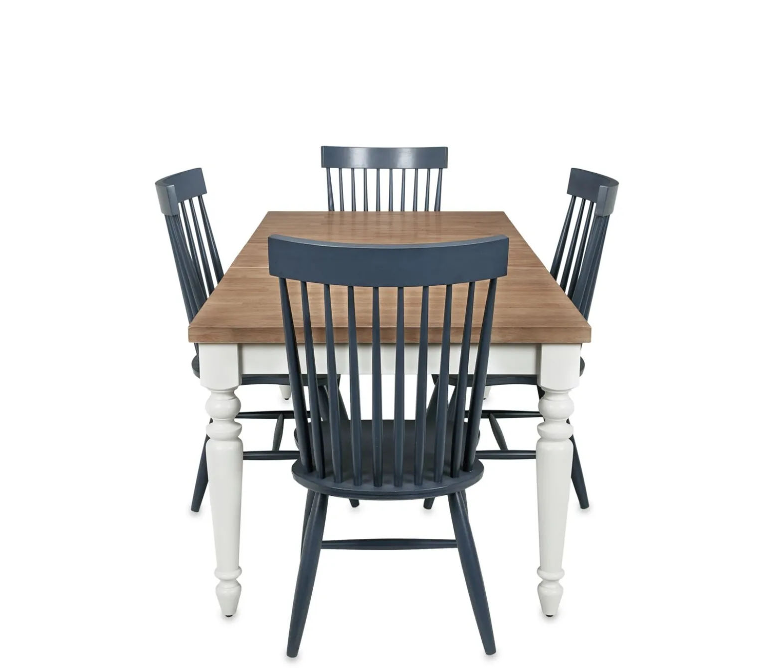 Cape Cod 5-Piece Dining Set with Denim Chairs