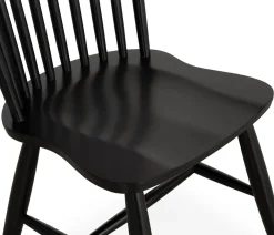 Cape Cod Windsor Side Chair - Black