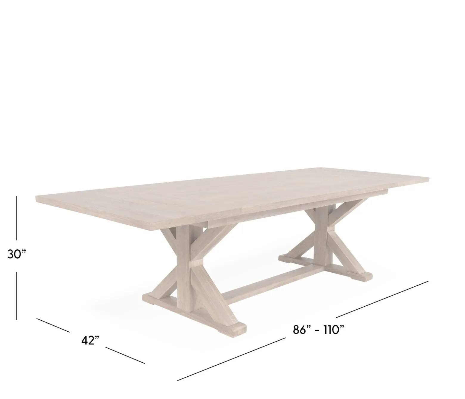 Catalina Trestle Dining Table