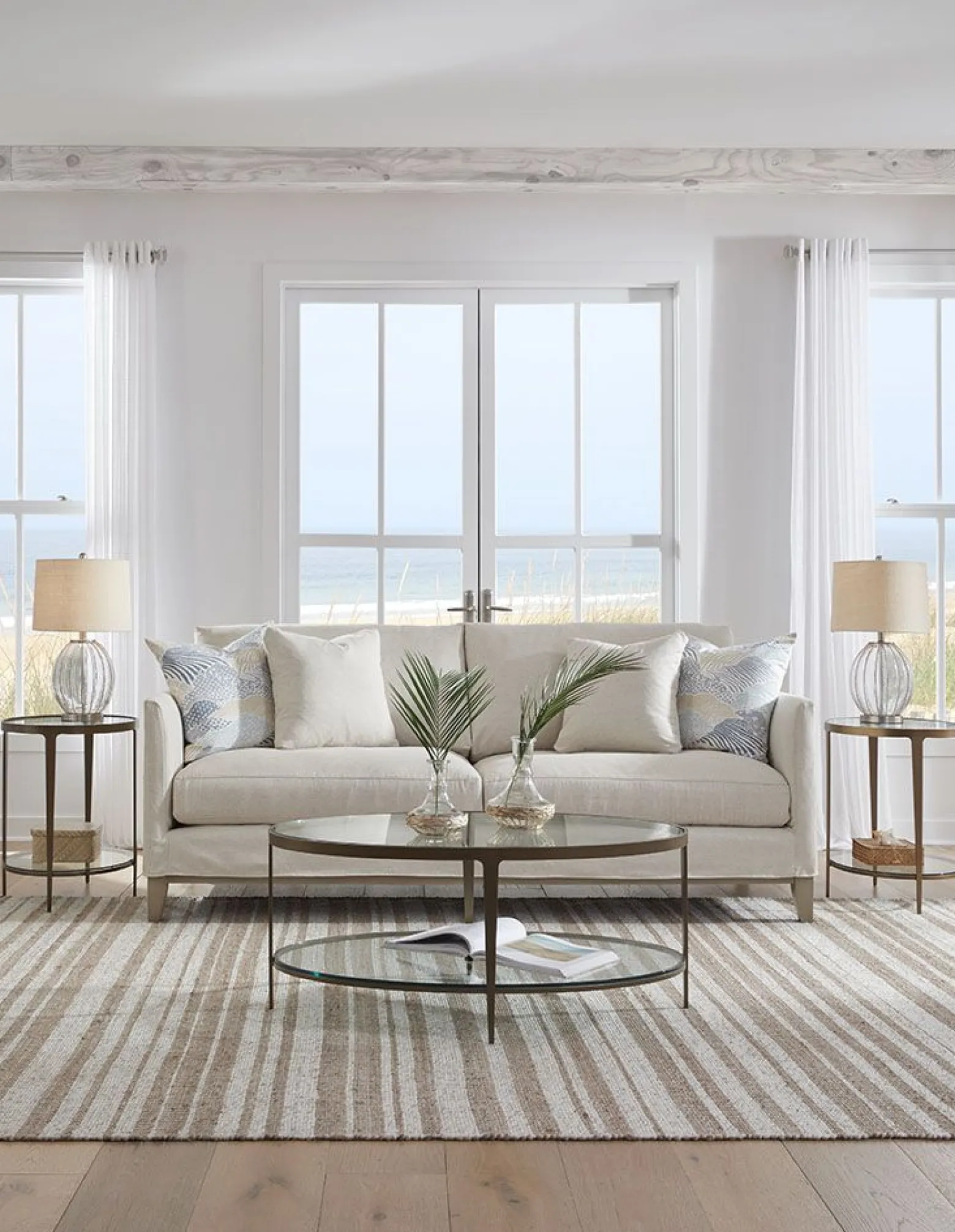 Clooney Oval Coffee Table - Harvest