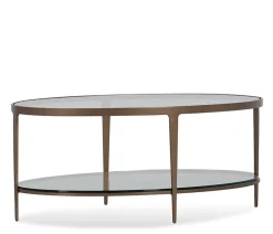 Clooney Oval Coffee Table - Harvest