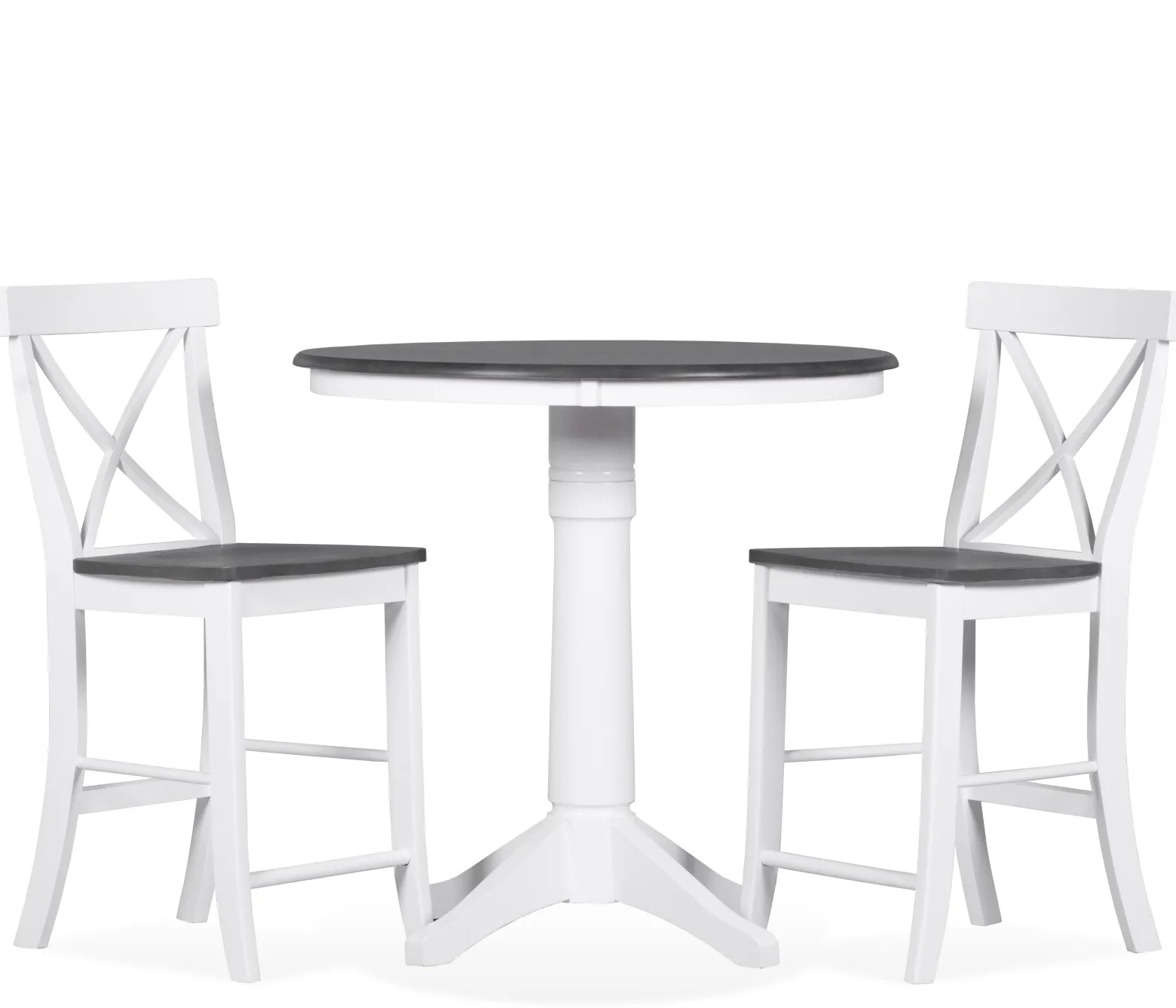 Cove II - 3-Piece Counter Dining Set w/ X-Back Stools