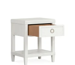 Duxbury Bedside Table - Shell White