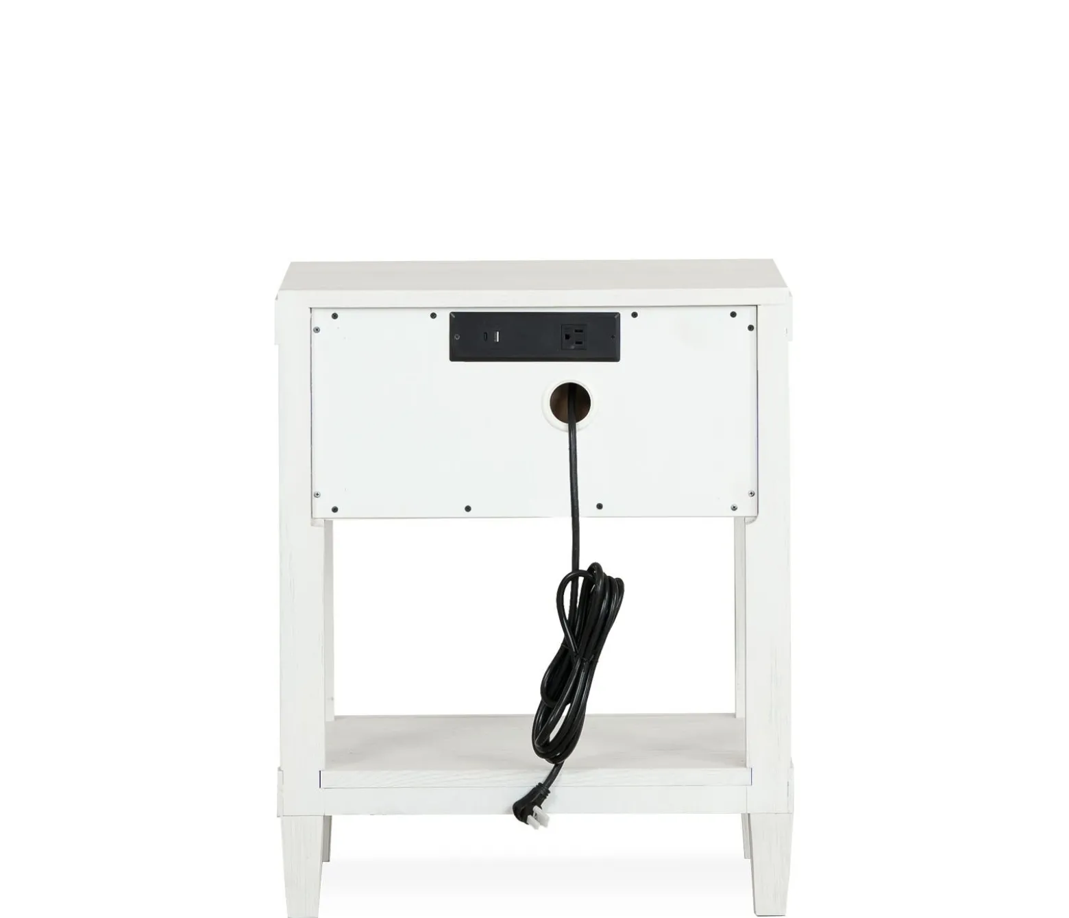 Duxbury Bedside Table - Shell White