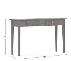 Edmund Console Table - Rich Chocolate