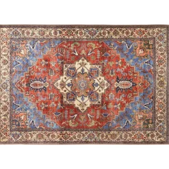 Emily Blue-Rust Rug