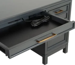 Evans Executive Desk - Midnight