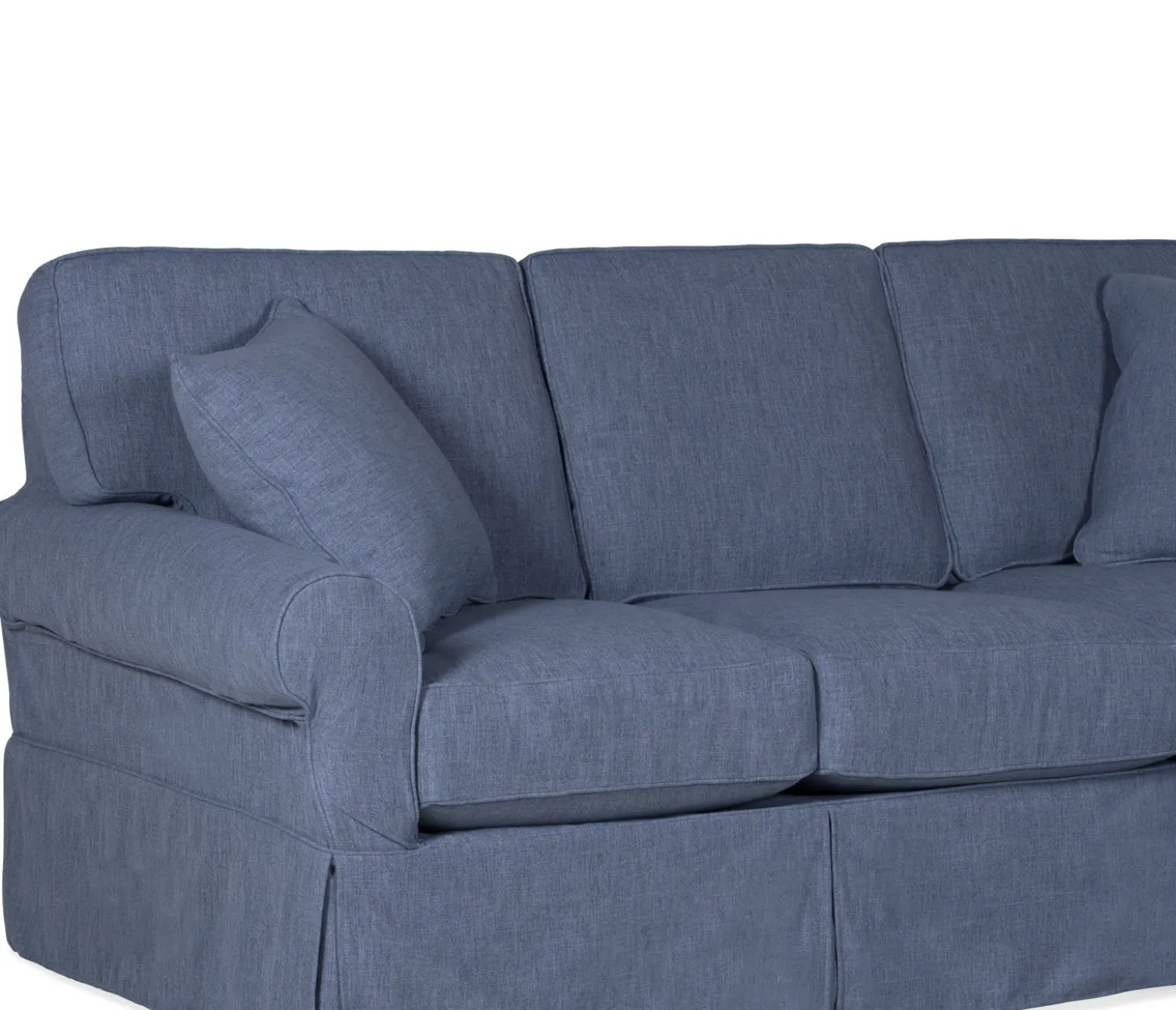 Fairbanks 2-PC Sectional 3 seat end RSE, LSE corner - Blue