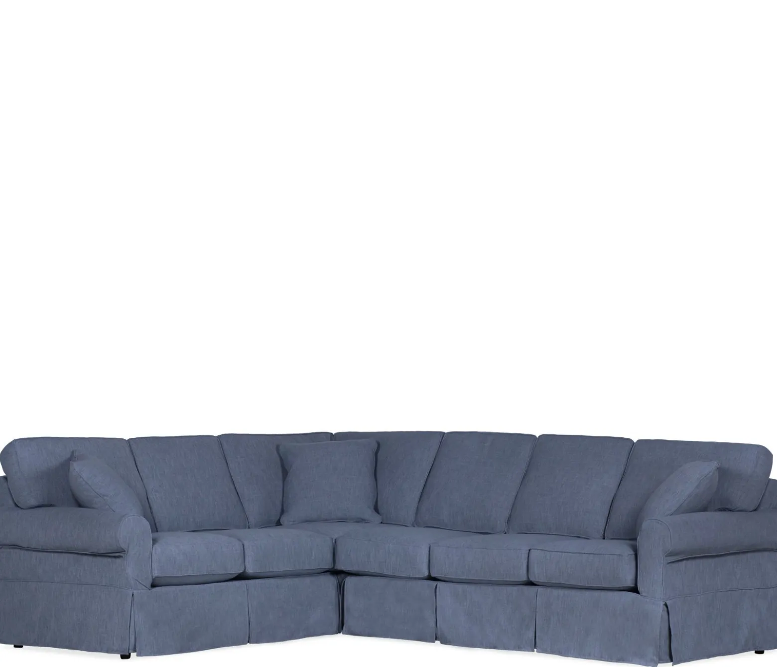 Fairbanks 2-PC Sectional 3 seat end LSE, RSE corner - Blue