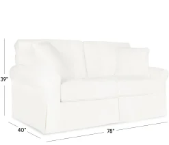 Fairbanks Slipcover Apartment Sofa