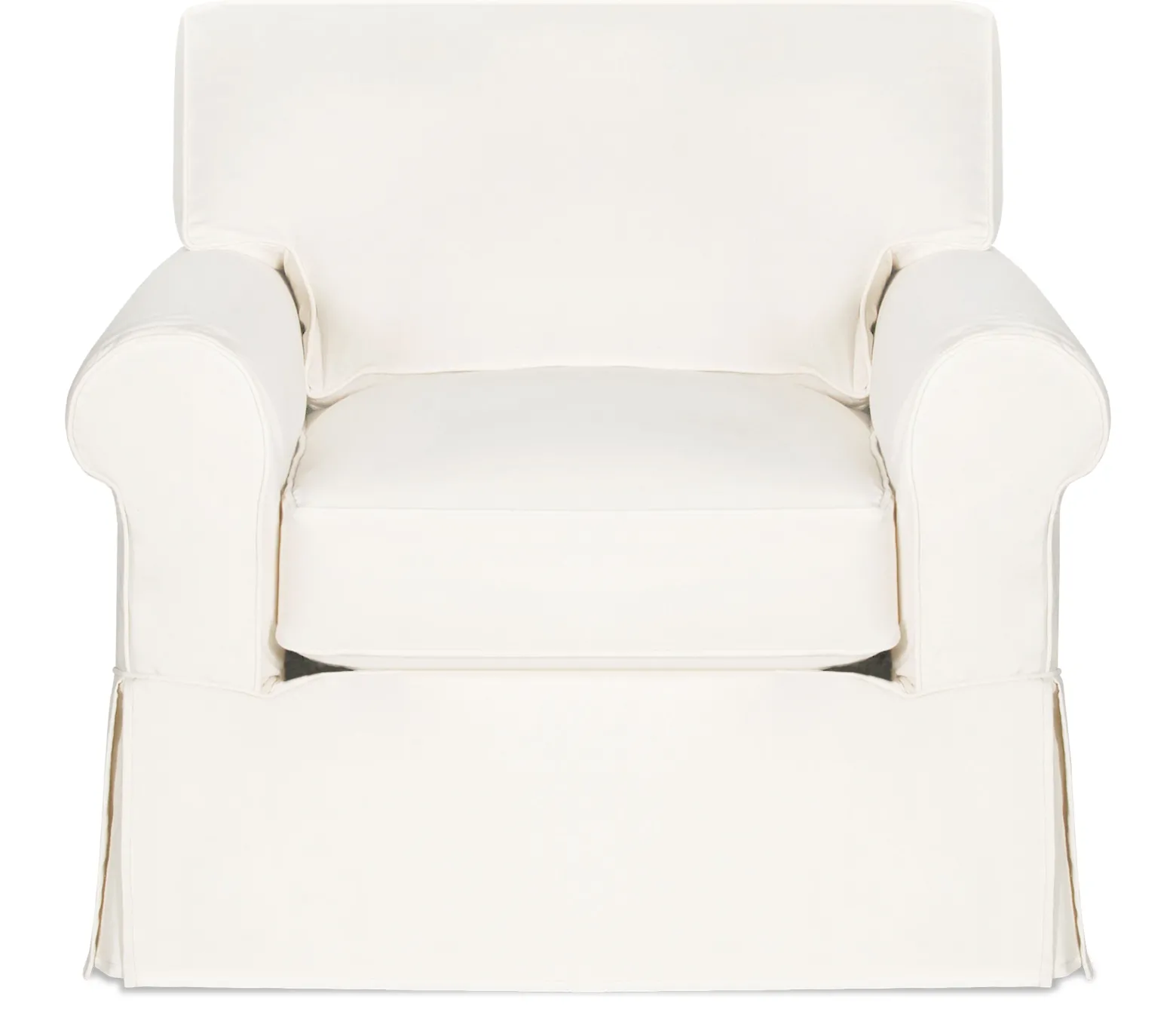 Fairbanks Slipcover Chair - White