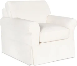Fairbanks Slipcover Chair - White