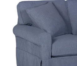 Fairbanks Slipcover Loveseat - Blue