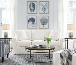 Fairbanks Slipcover Sofa with Cloud Cushions