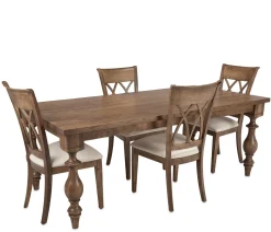 Farmhouse 5-Piece Set - Double X Chairs