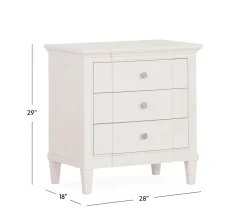 Harborview 3-Drawer Nightstand