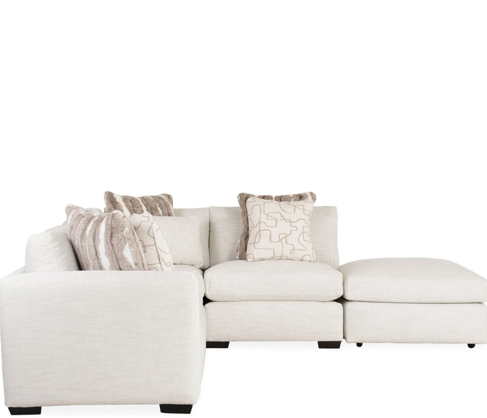 Harmony 4-Piece Sectional - LAF Sofa, Corner, Armless 1/2, Bumper
