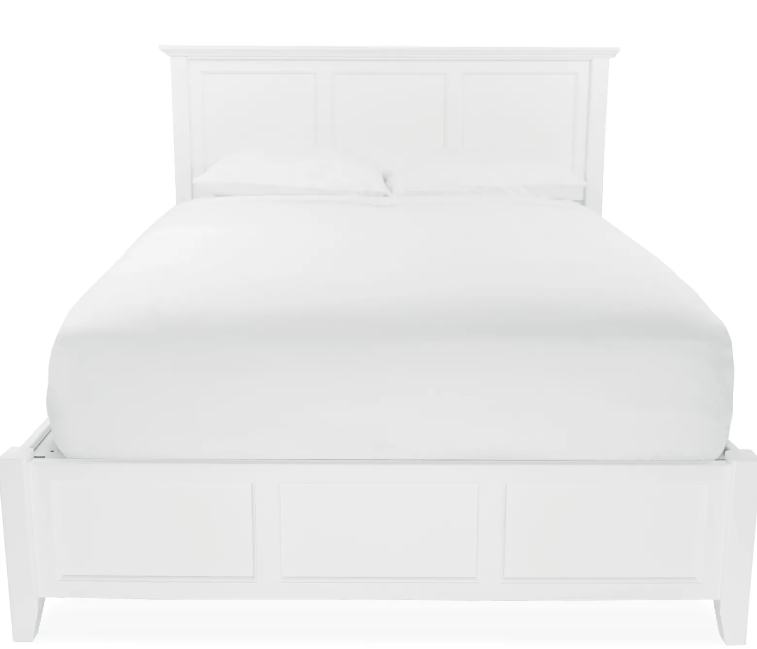 Henderson King Platform Storage Bed - Snowbound White
