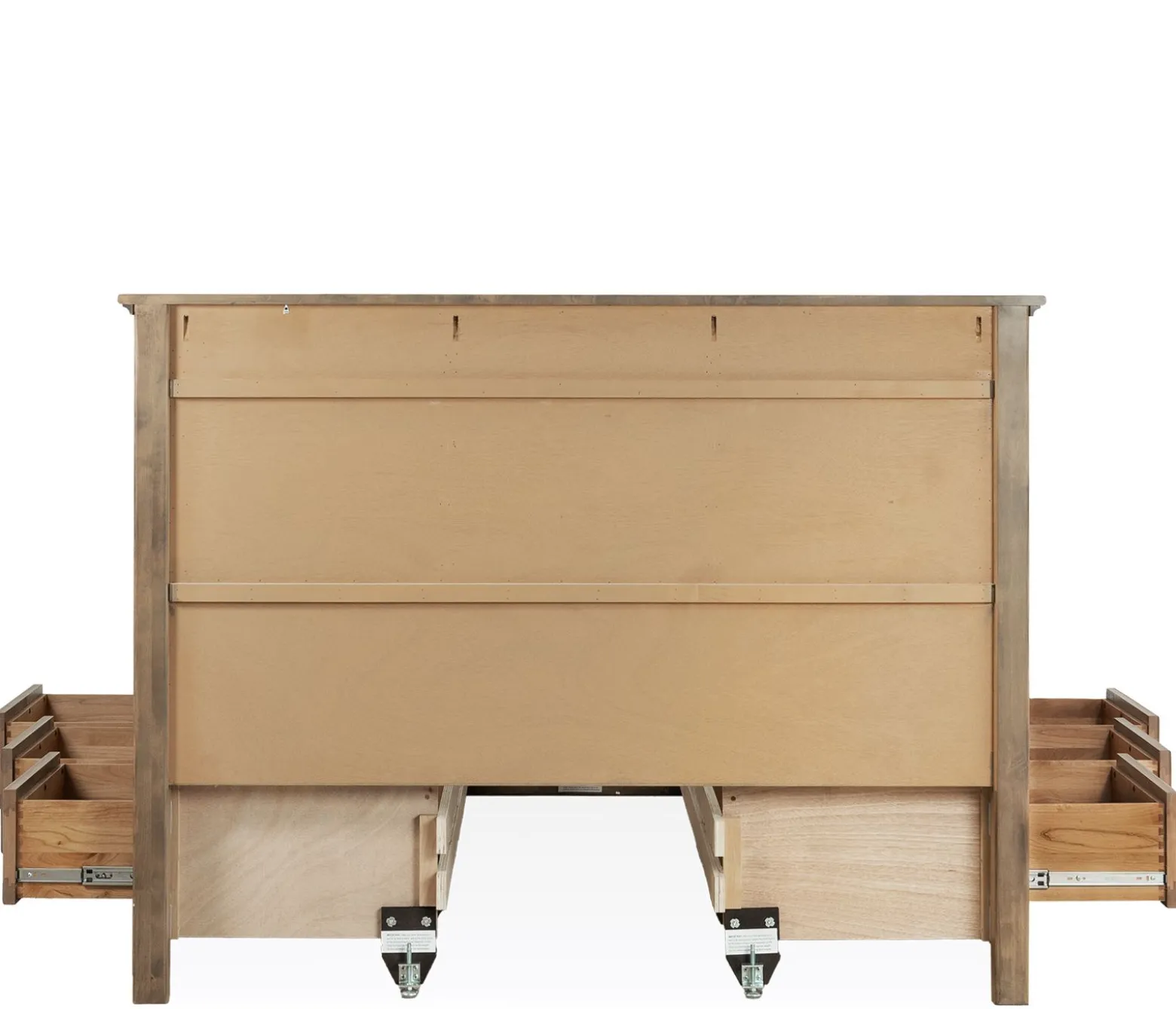 Henderson King Storage Bed - Pecan