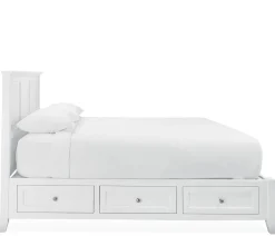 Henderson Queen Platform Storage Bed - Snowbound