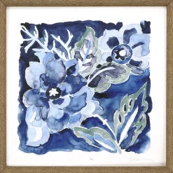 Indigo Ornament II