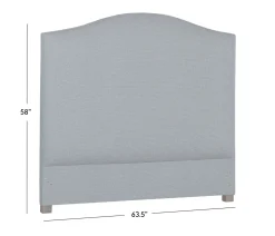 Jessica Queen Bed - Bluestone