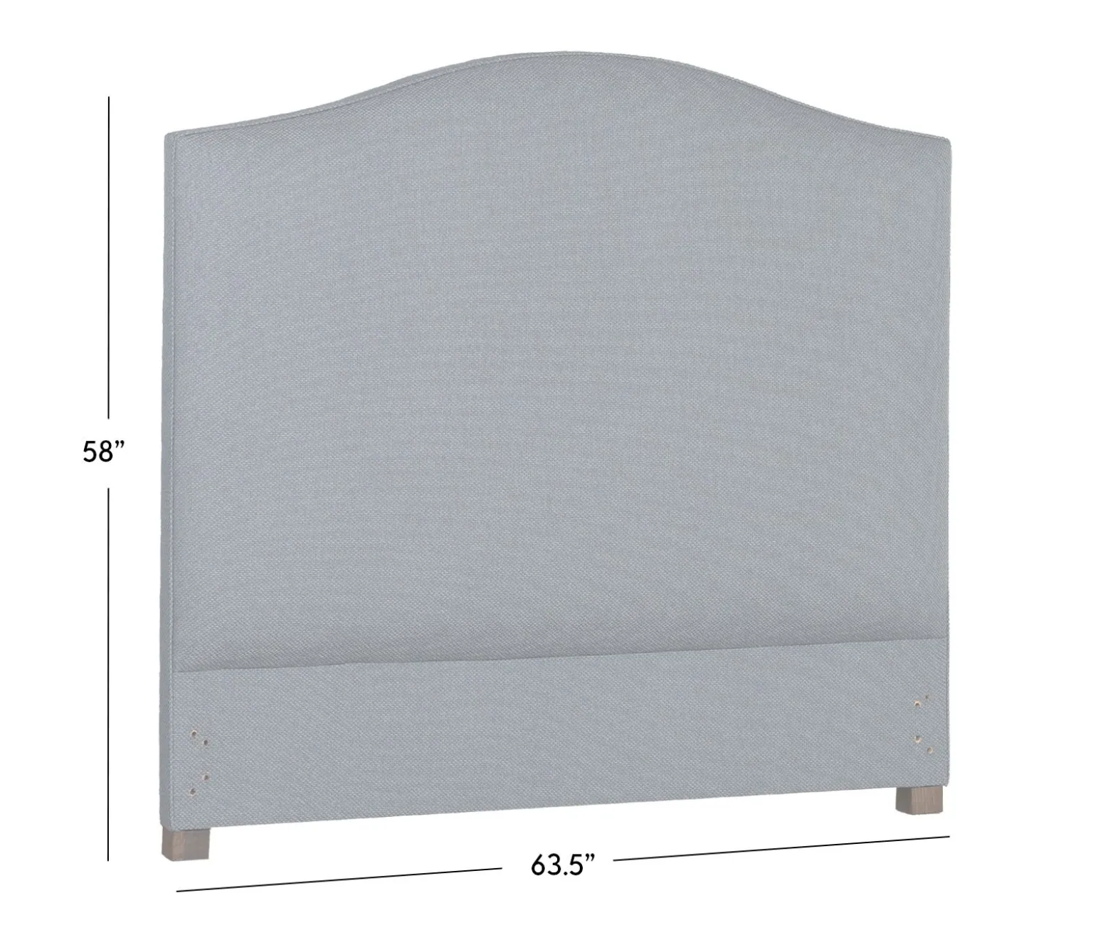 Jessica Queen Bed - Bluestone