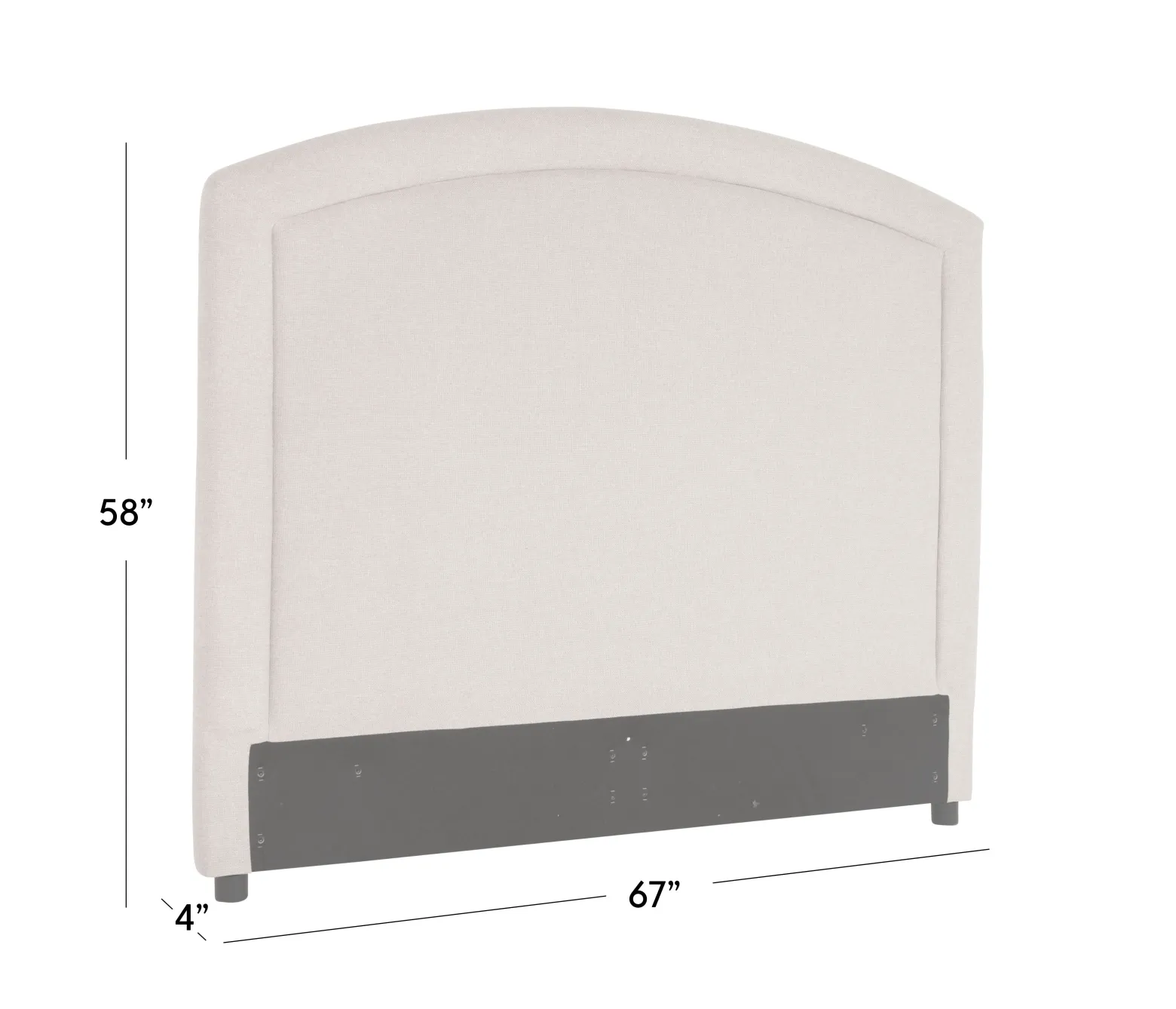 Leighton Queen Tall Headboard