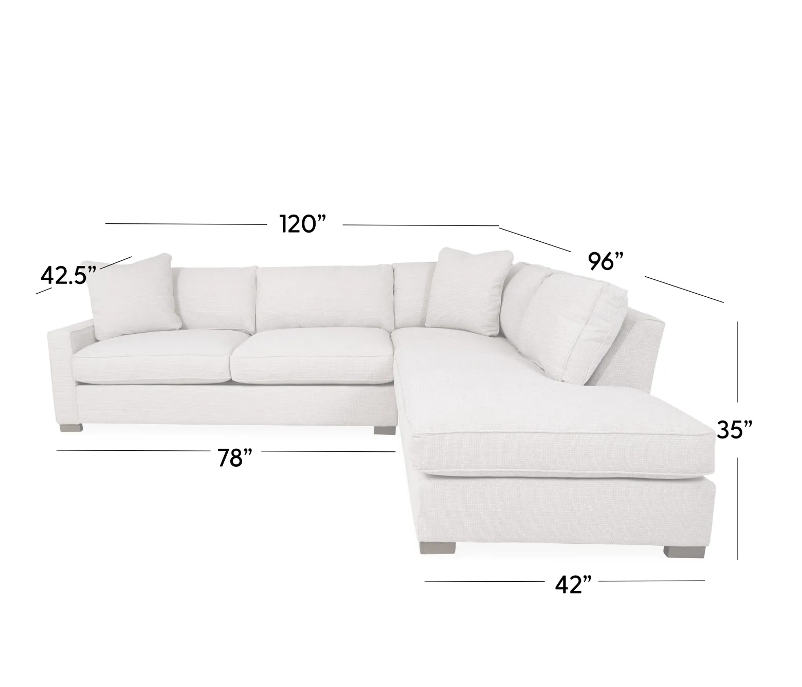 Morrison LHF Sofa & RHF Daybed