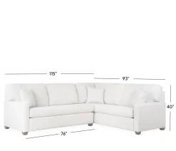 Newman 2-Piece Sectional - LHF Arm Sofa & RHF Corner Sofa
