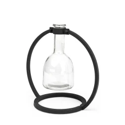 Nica I Short Vase on Metal Stand