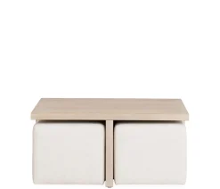 Oasis Bunching Coffee Table & Ottomans