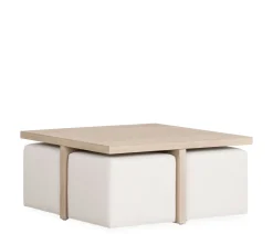 Oasis Bunching Coffee Table & Ottomans