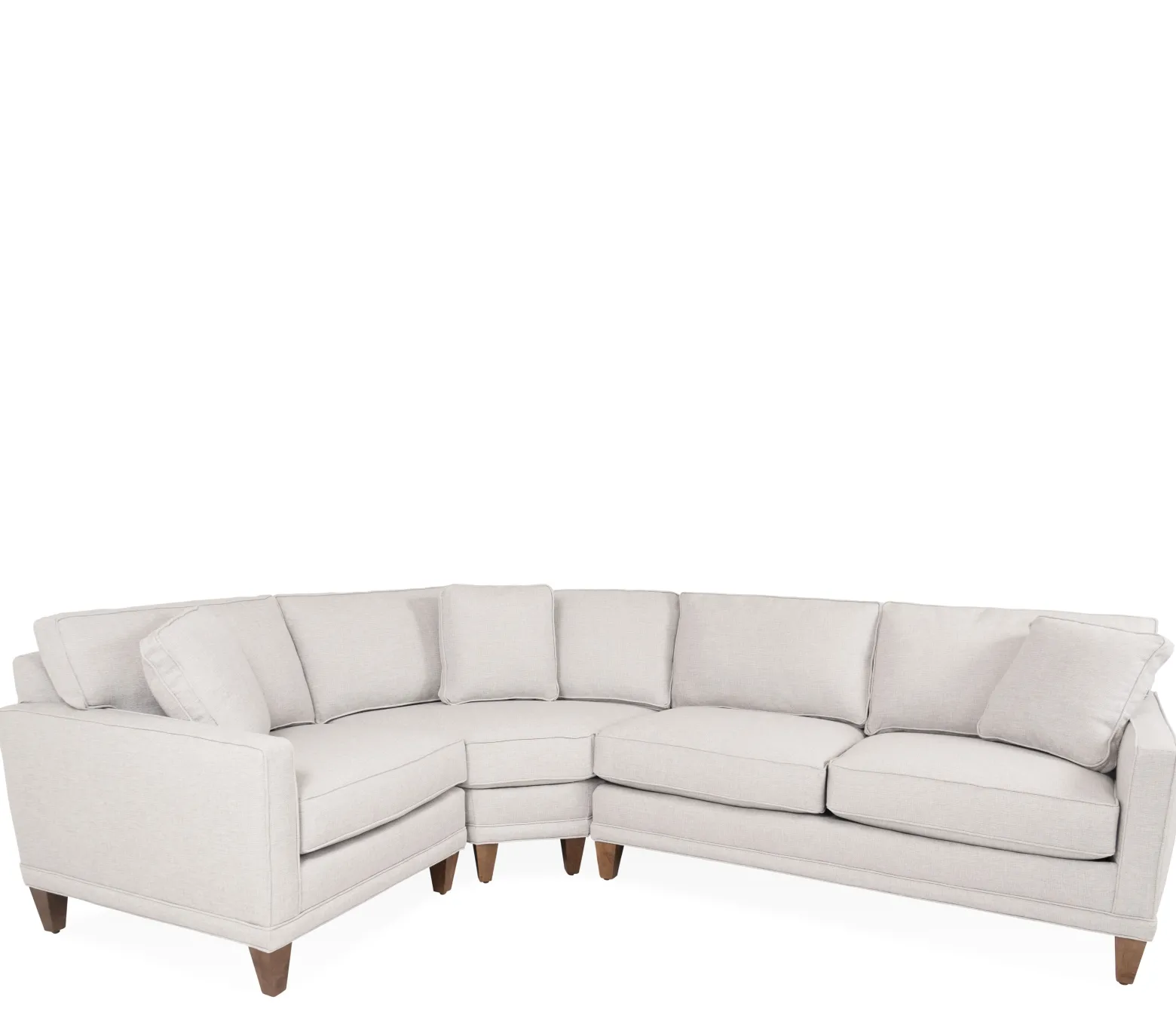 Oslo 3-Piece Sectional with 2-Seat LSE, Wedge, & 1-Seat RSE