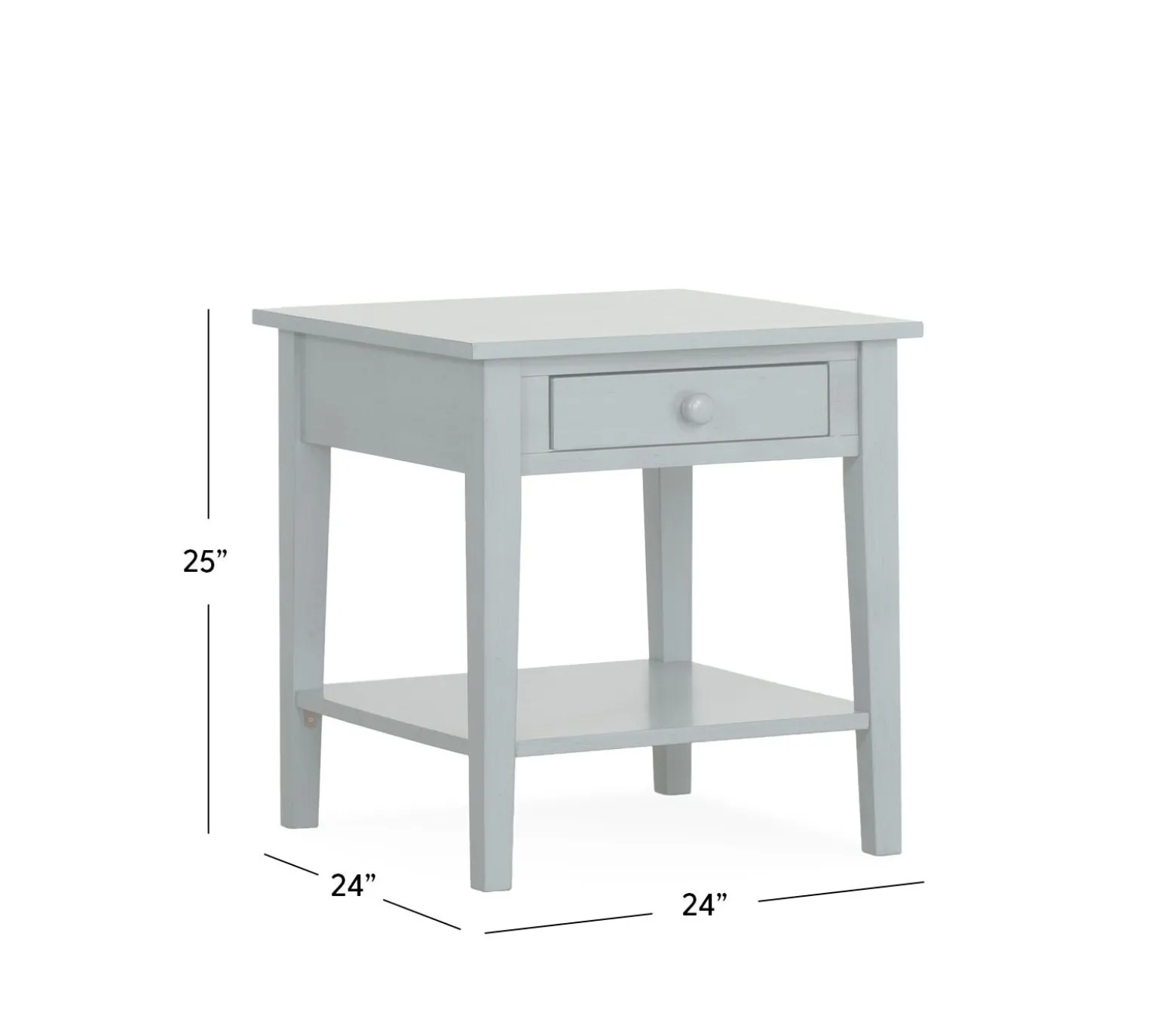 Outer Banks End Table - Ocean Blue