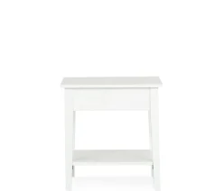 Outer Banks End Table - Pure White