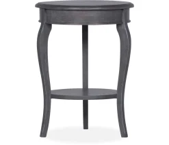 Outer Banks Round End Table - Heather Gray