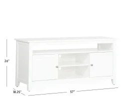 Outer Banks TV Console - Pure White
