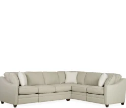 Oxford 2 PC Large Power Sectional RAF Sofa w/ corner & LAF Sofa